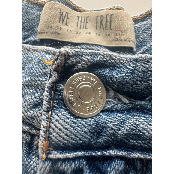 We The Free People Denim Shorts Womens 31 Distressed Daisy Dukes Concert Country - Picture 4 of 11